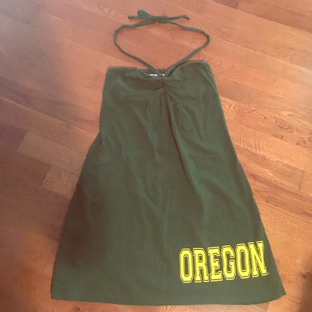 🏈Oregon Duck Halter Dress!🏈