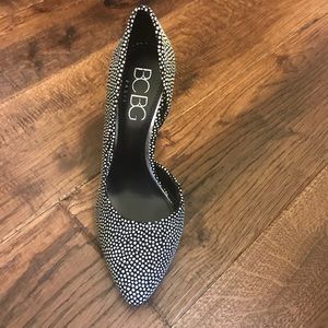 Polka dot 'Jaze' stingray pump