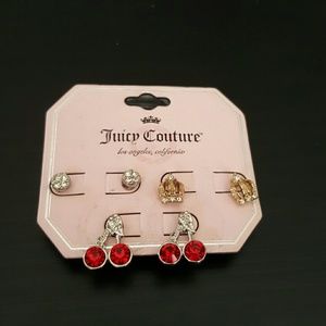 Juicy couture earrings set