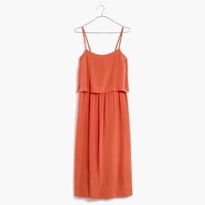 Madewell Silk Overlay Cami Dress