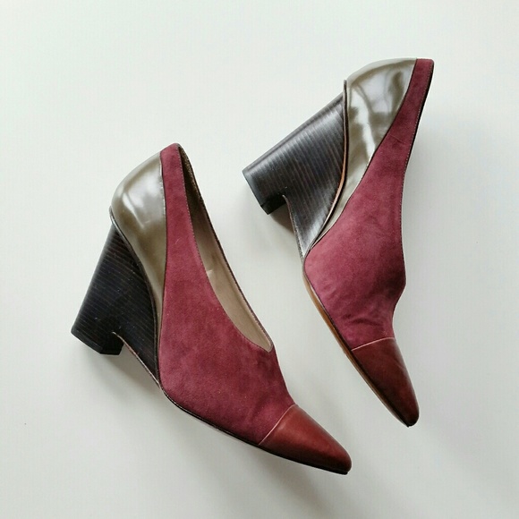 SOLD Derek Lam 10 Crosby Ynez Choked Wedge Pumps - Picture 3 of 6