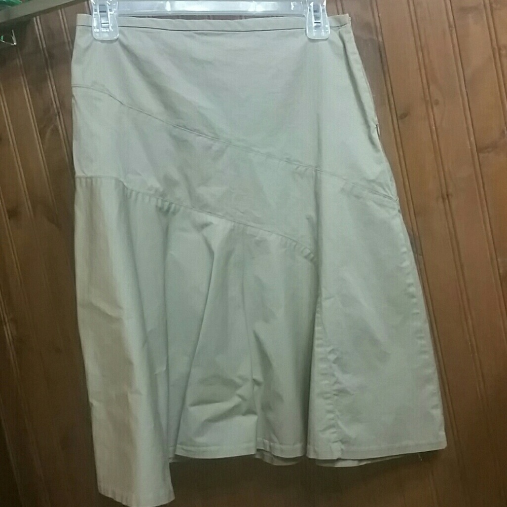 GAP A line khaki skirt size 1