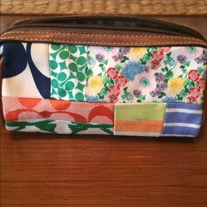 Coach small makeup case