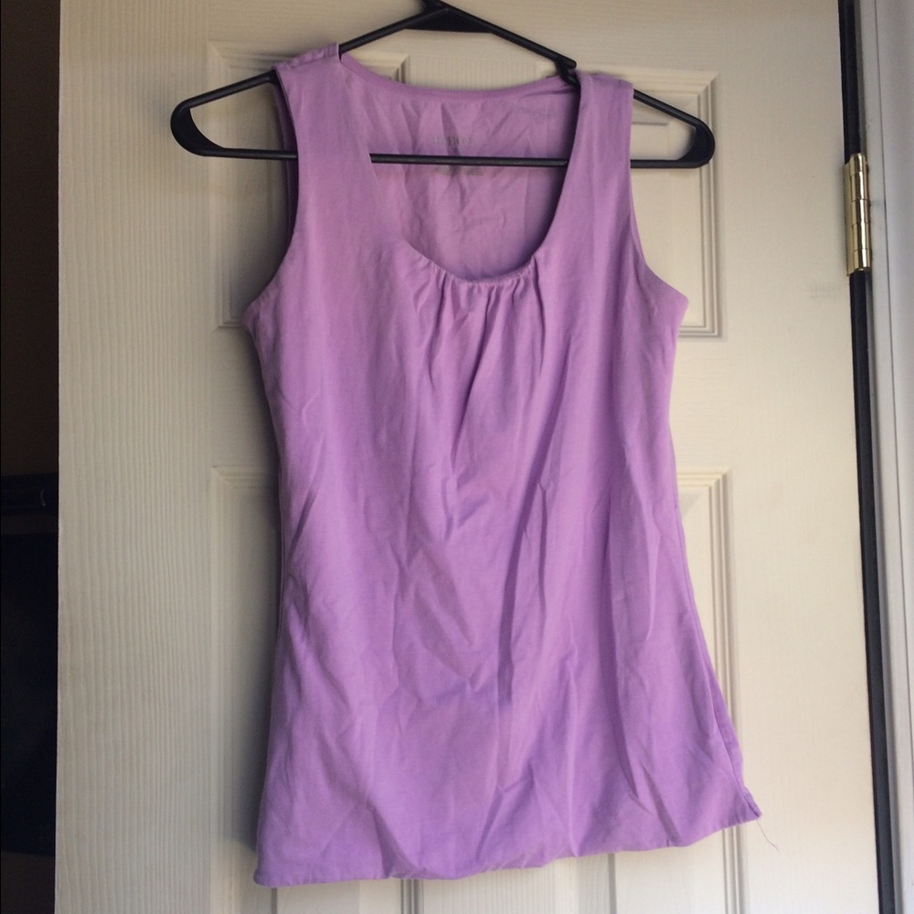 Lavender Ruffle Trim Tank