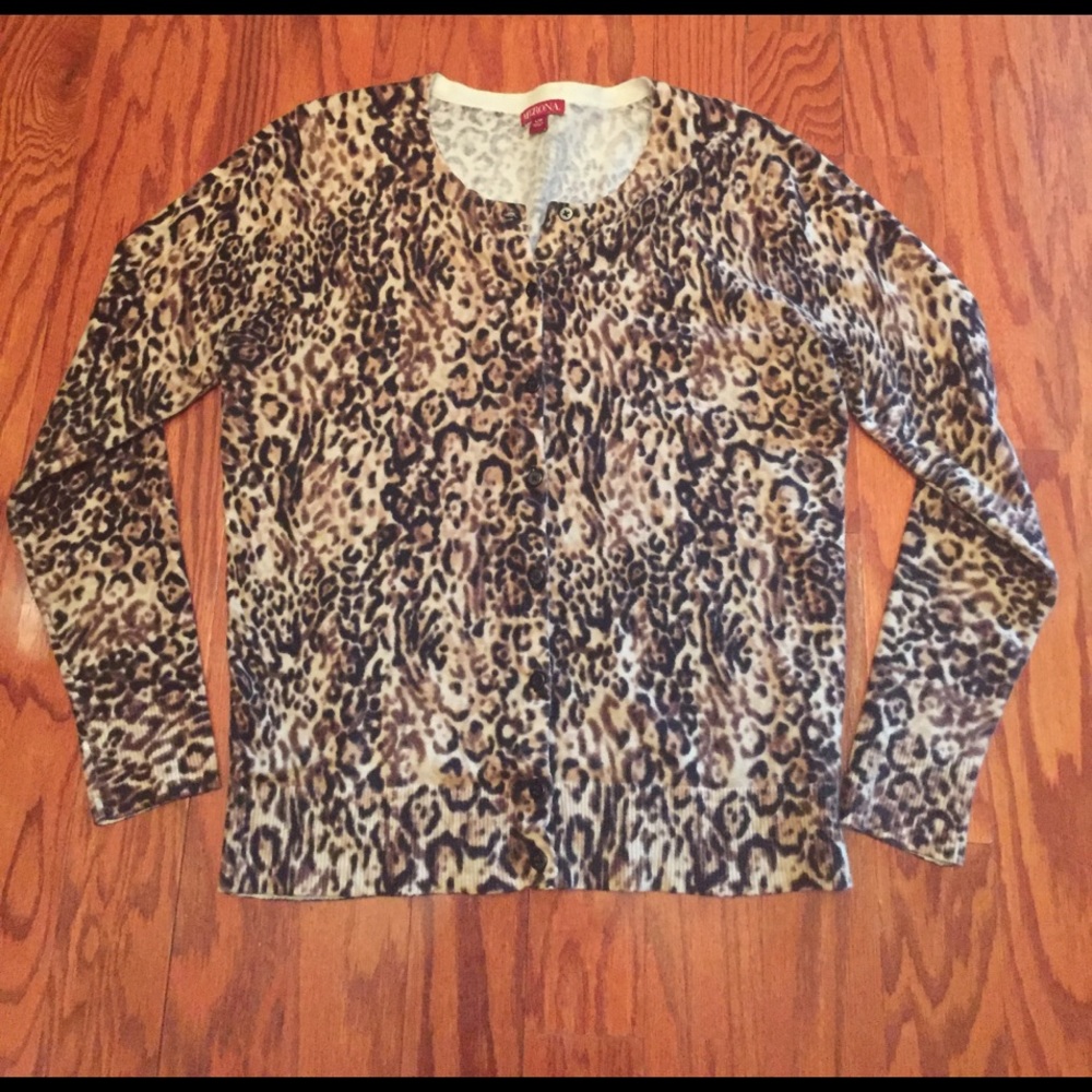 Leopard Print Cardigan