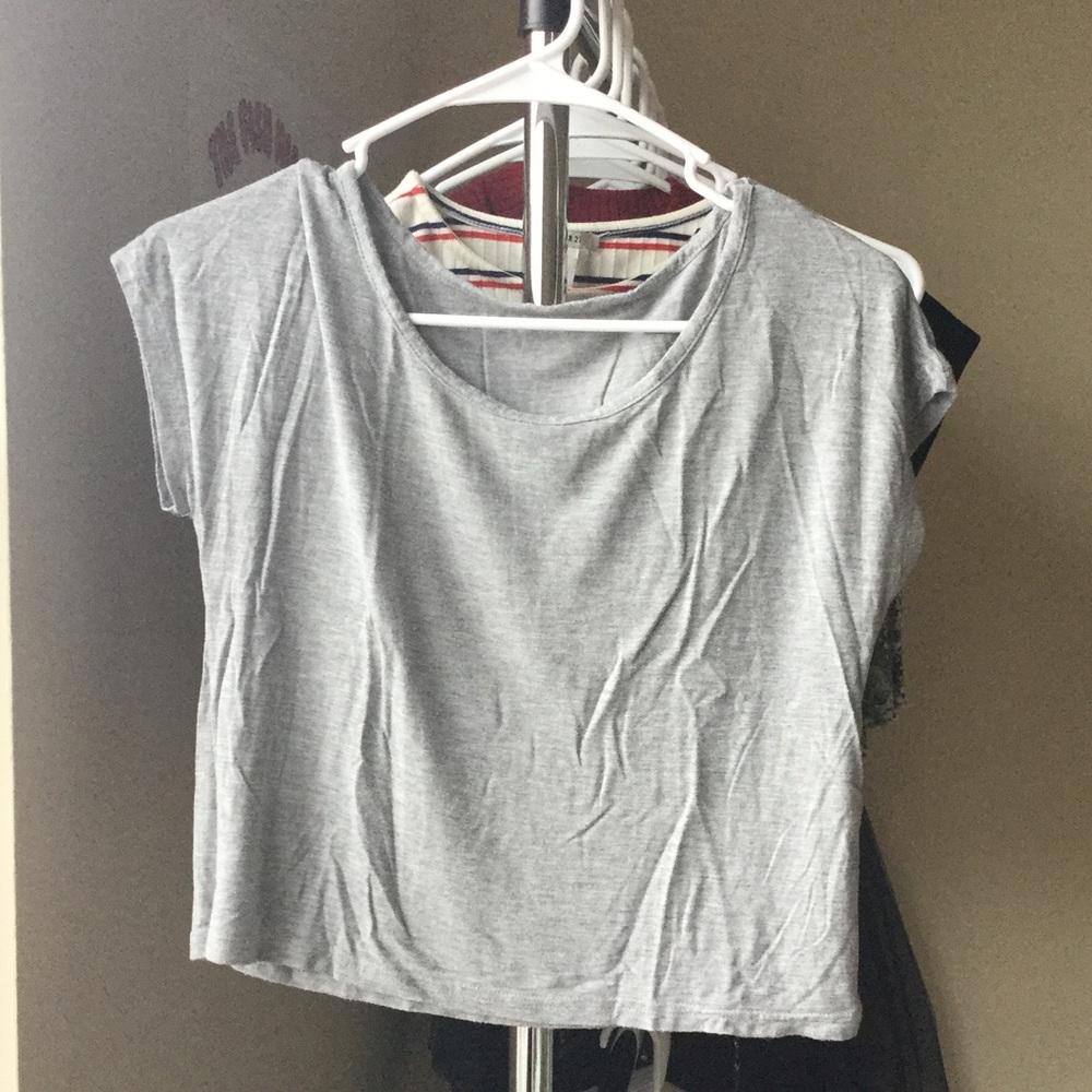 Brandy Melville knockoff grey shirt