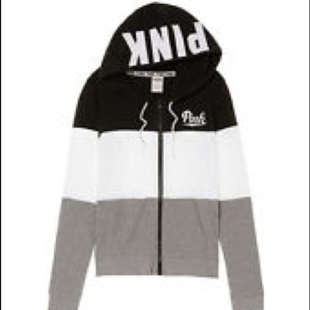 PINK zip up hoodie.