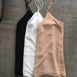 Blaque Label spaghetti strap tanks