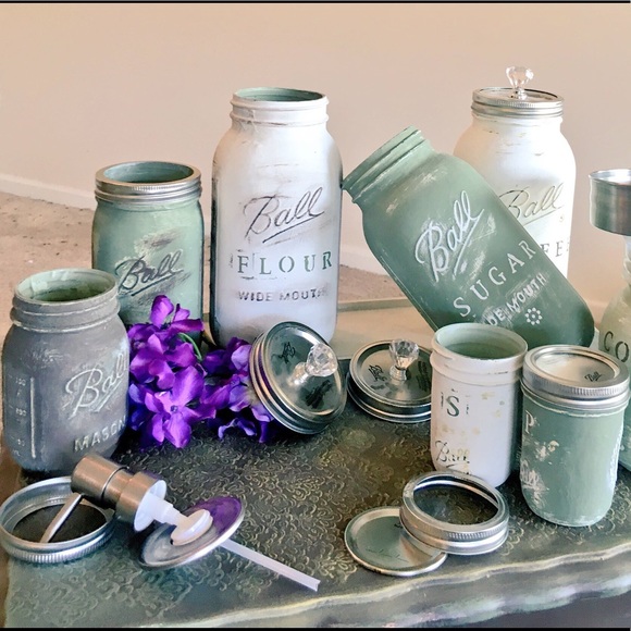 Painted Mason Jars - Picture 8 of 8