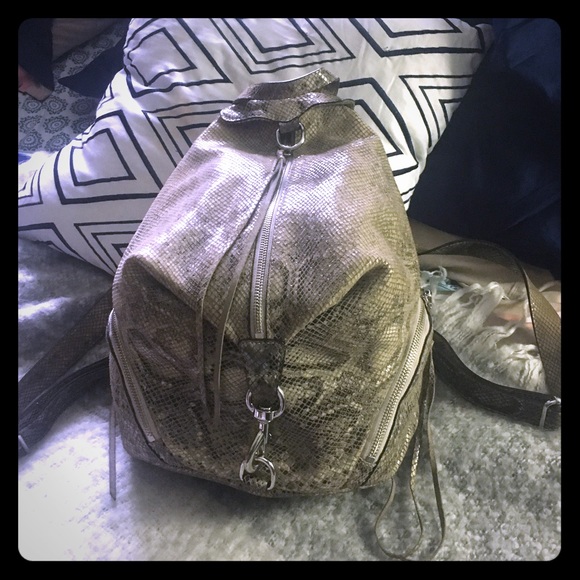 Rebecca Minkoff Handbags - Rebecca Minkoff Snake Print Julian Backpack