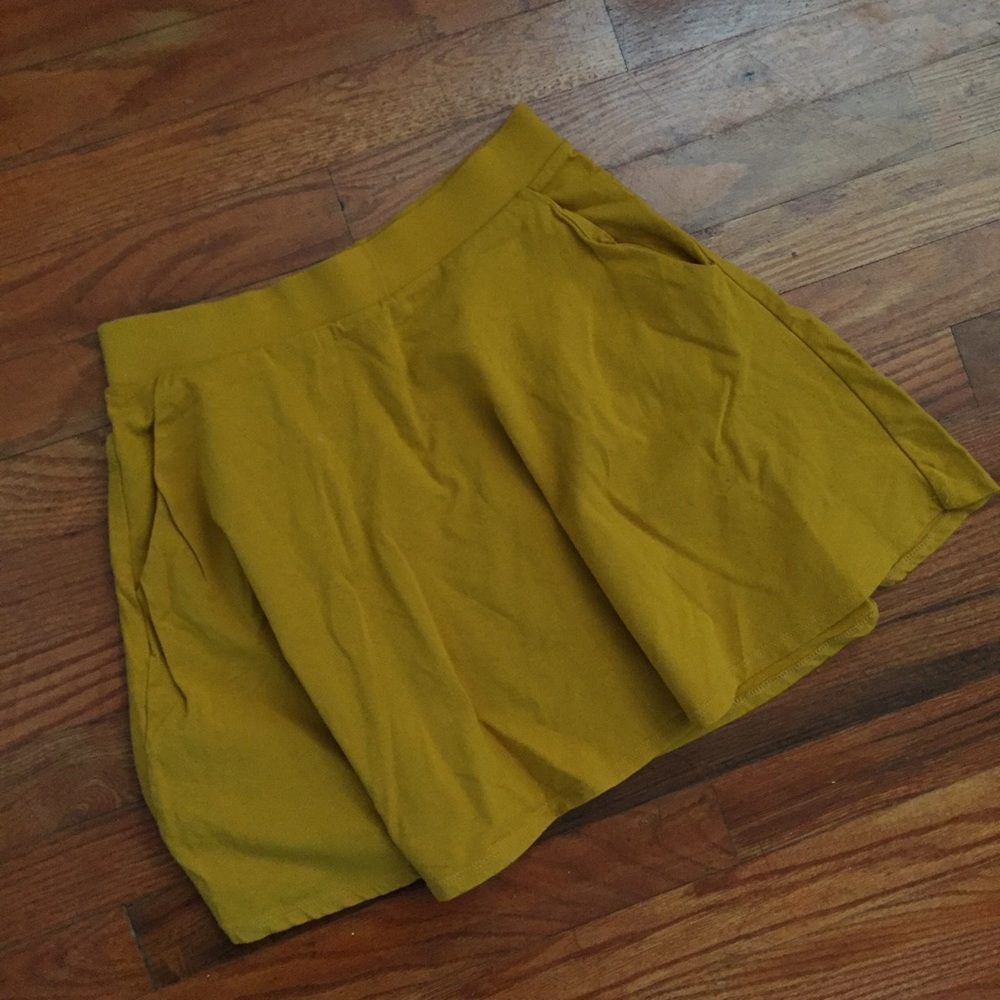Mustard Skirt F21