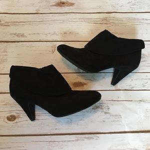 Black Heel Ankle Boots Size 8.5
