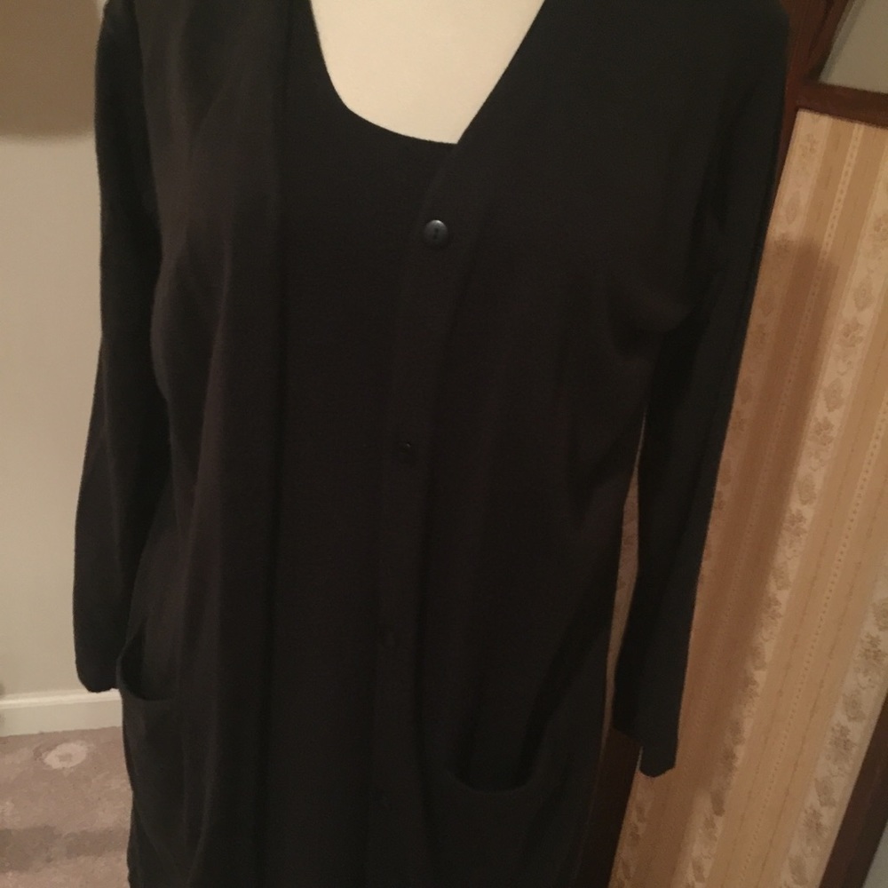 Metropolitan knit 2piece black size large/xl