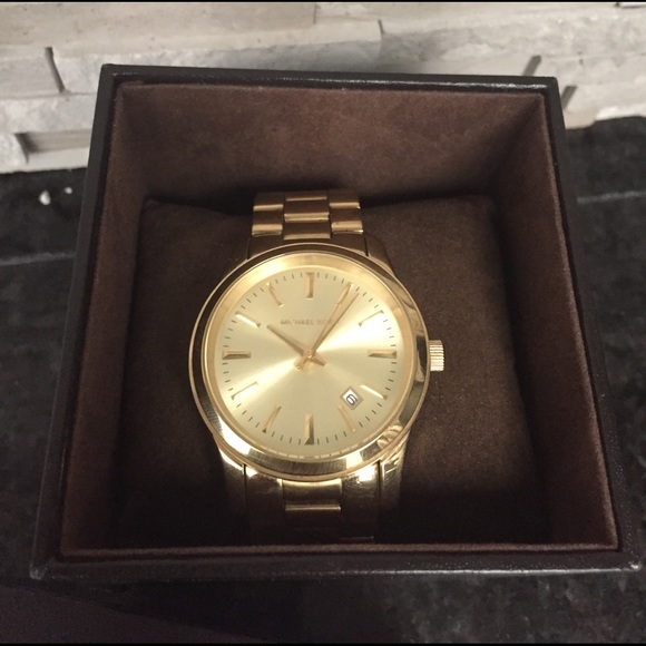 Michael Kors Other - Unisex Michael Kors Gold Watch