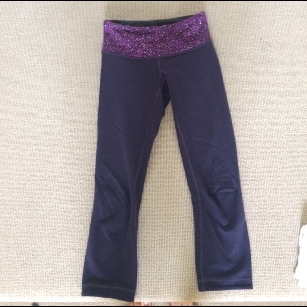 Lululemon reversible cropped legginngs