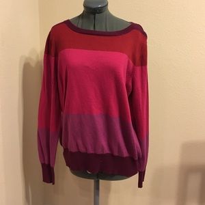 XL Liz colorblock sweater.
