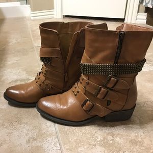 Buckled booties