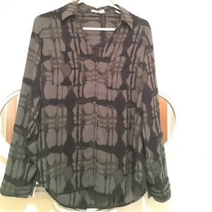 Express button down blouse