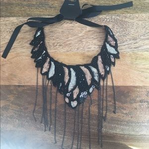 Statement Necklace multi-metallic