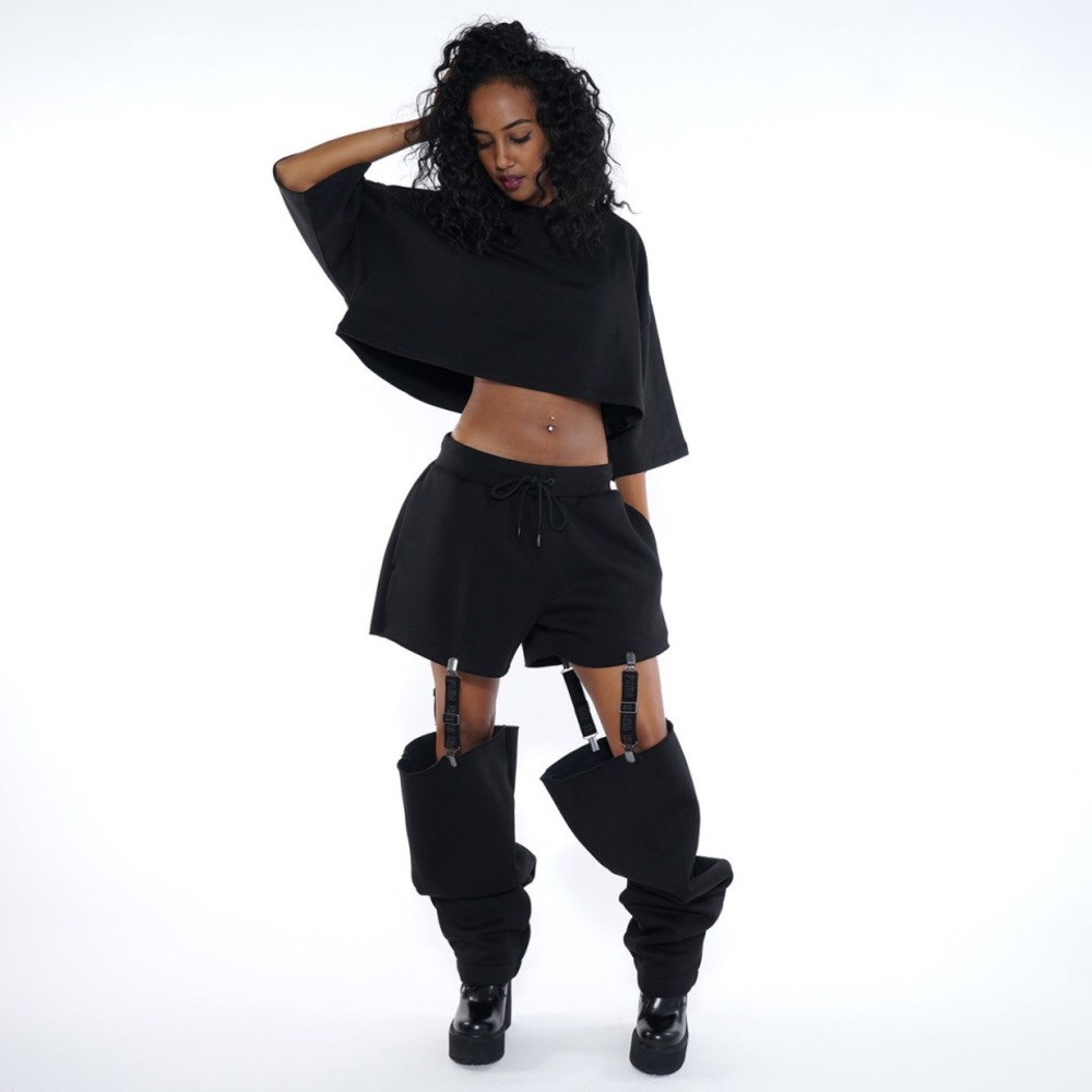 Fenty X Puma suspender pants by Rihanna