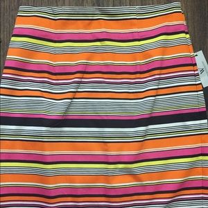 Worthington striped skirt.