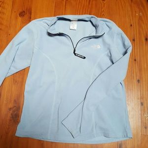 The north face quarter zip fleece m