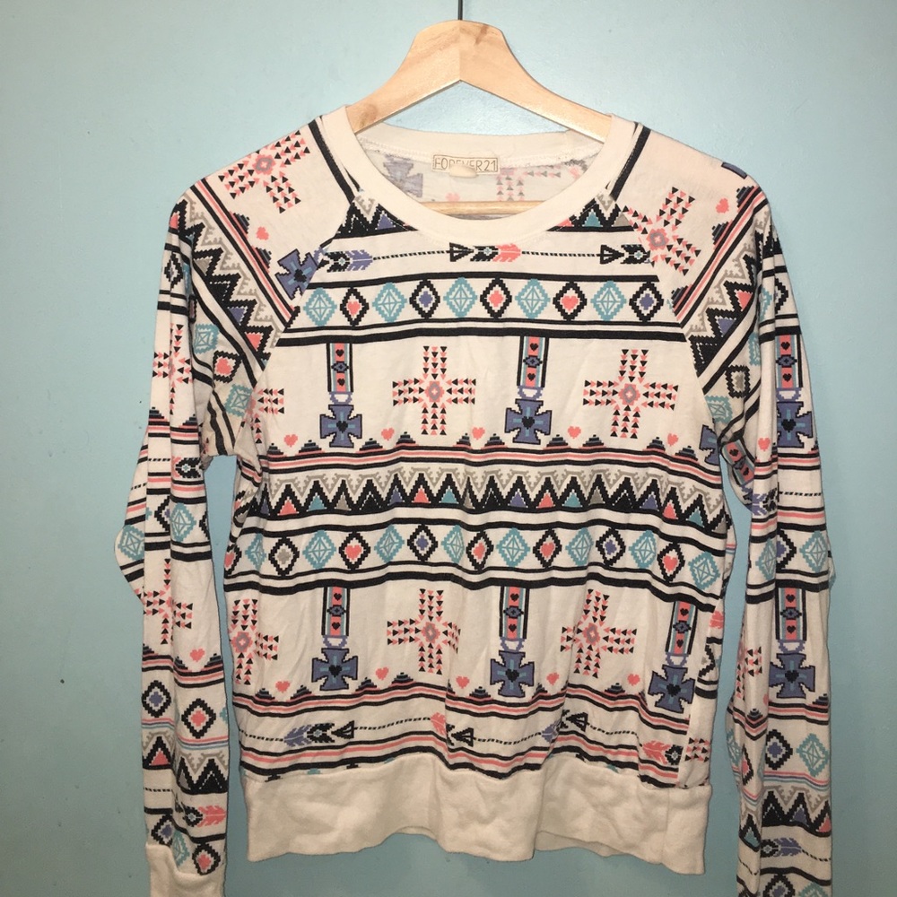 Aztec print shirt