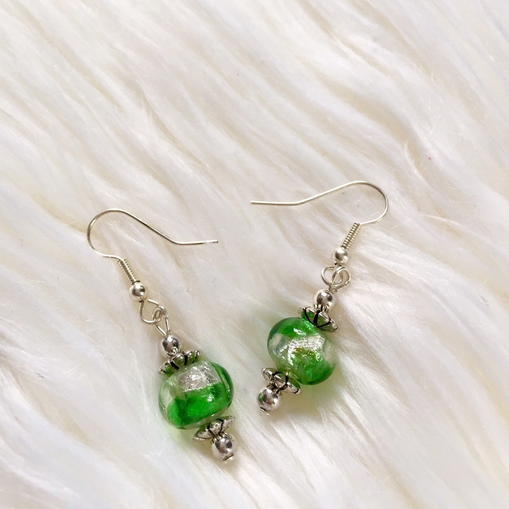 Brand New green earrings