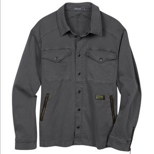 Michael Stars shirt jacket with zipper pockets