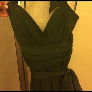 Olive Green BCBG Dress