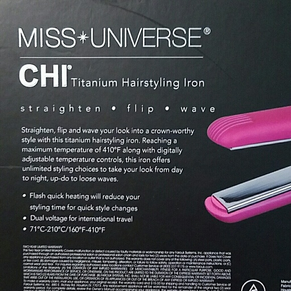 (NIB) CHI DIGITAL TITANIUM STRAIGHTER/FLAT IRON - Picture 6 of 8