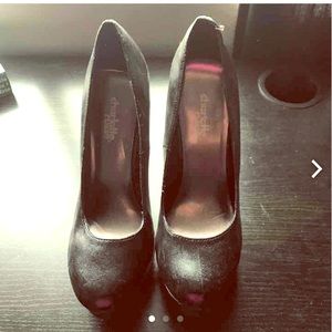 🚫SOLD Charlotte Russe black pumps
