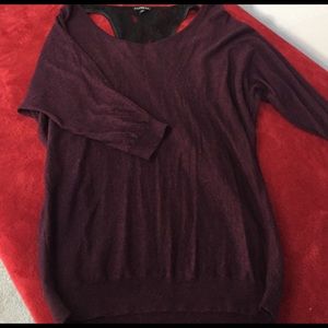Lightweight Lace-Back sweater