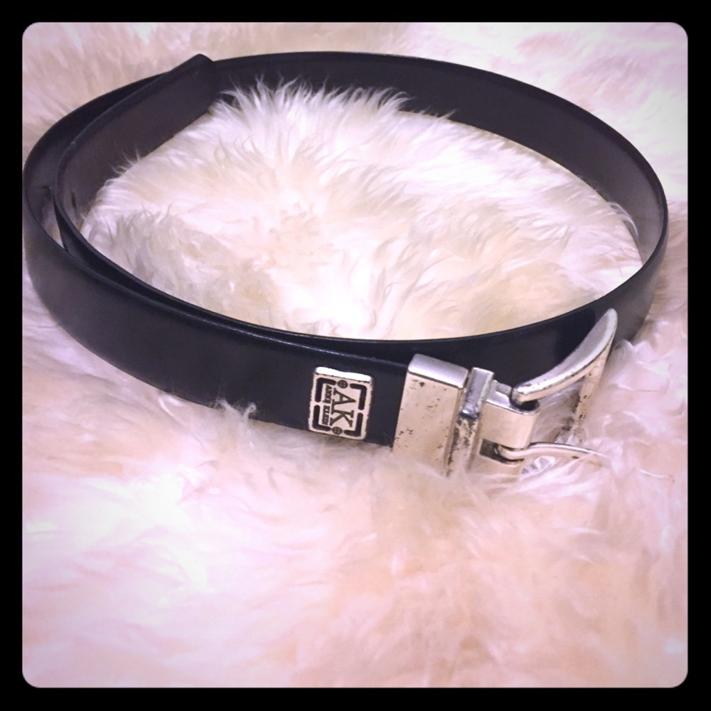 Anne Klein Reversible Black & Dark Brown Belt