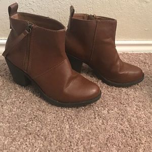 Forever 21 brown booties