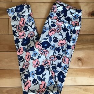 UNICORN Lularoe Floral OS leggings