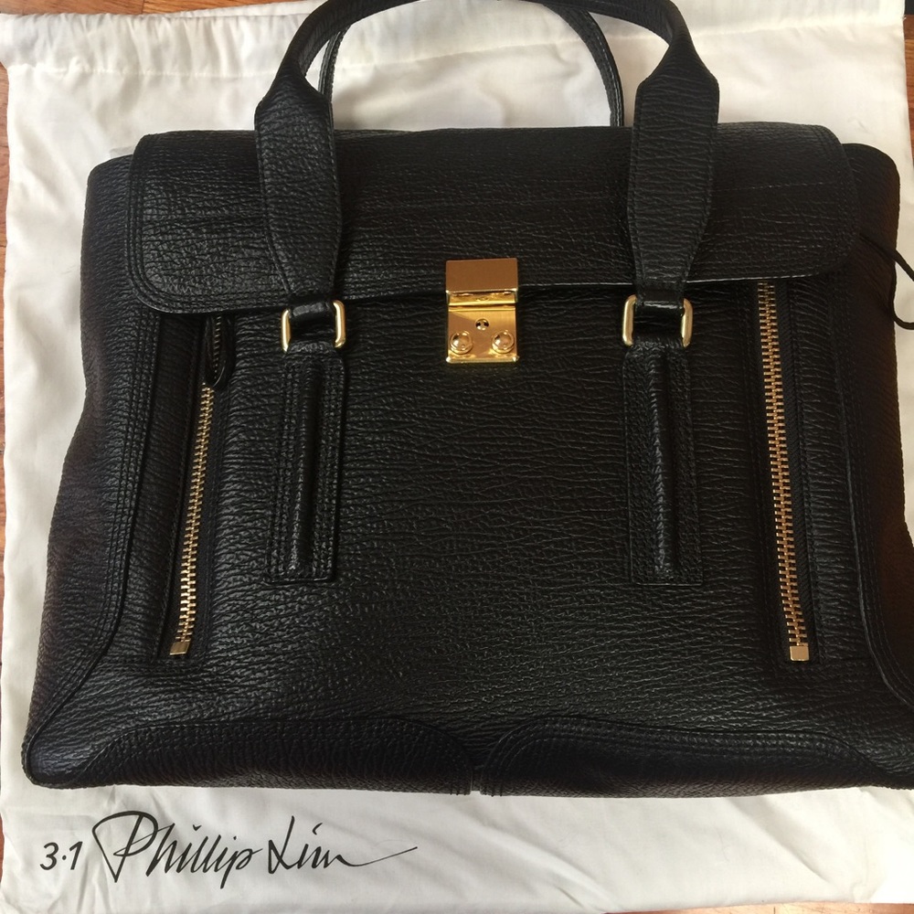 3.1 Phillip Lim Pashli Large Leather Satchel