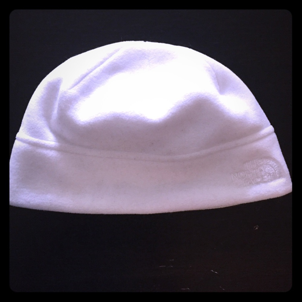 White Fleece Beanie