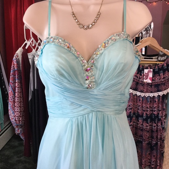 Mint Prom Dress - Picture 3 of 7