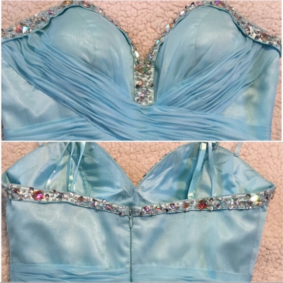 Mint Prom Dress - Picture 5 of 7