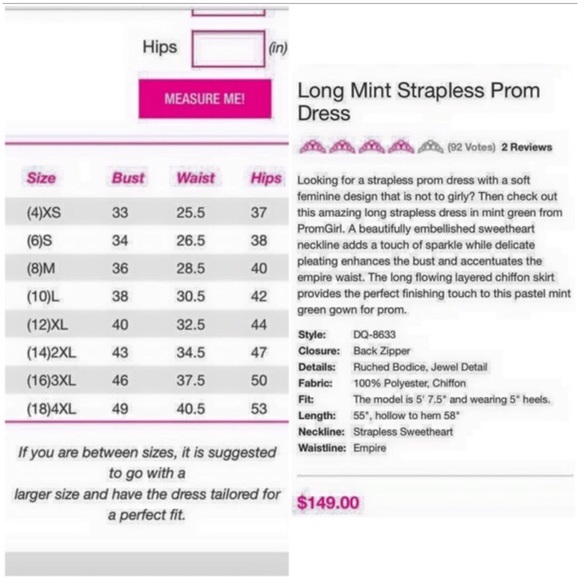 Mint Prom Dress - Picture 7 of 7