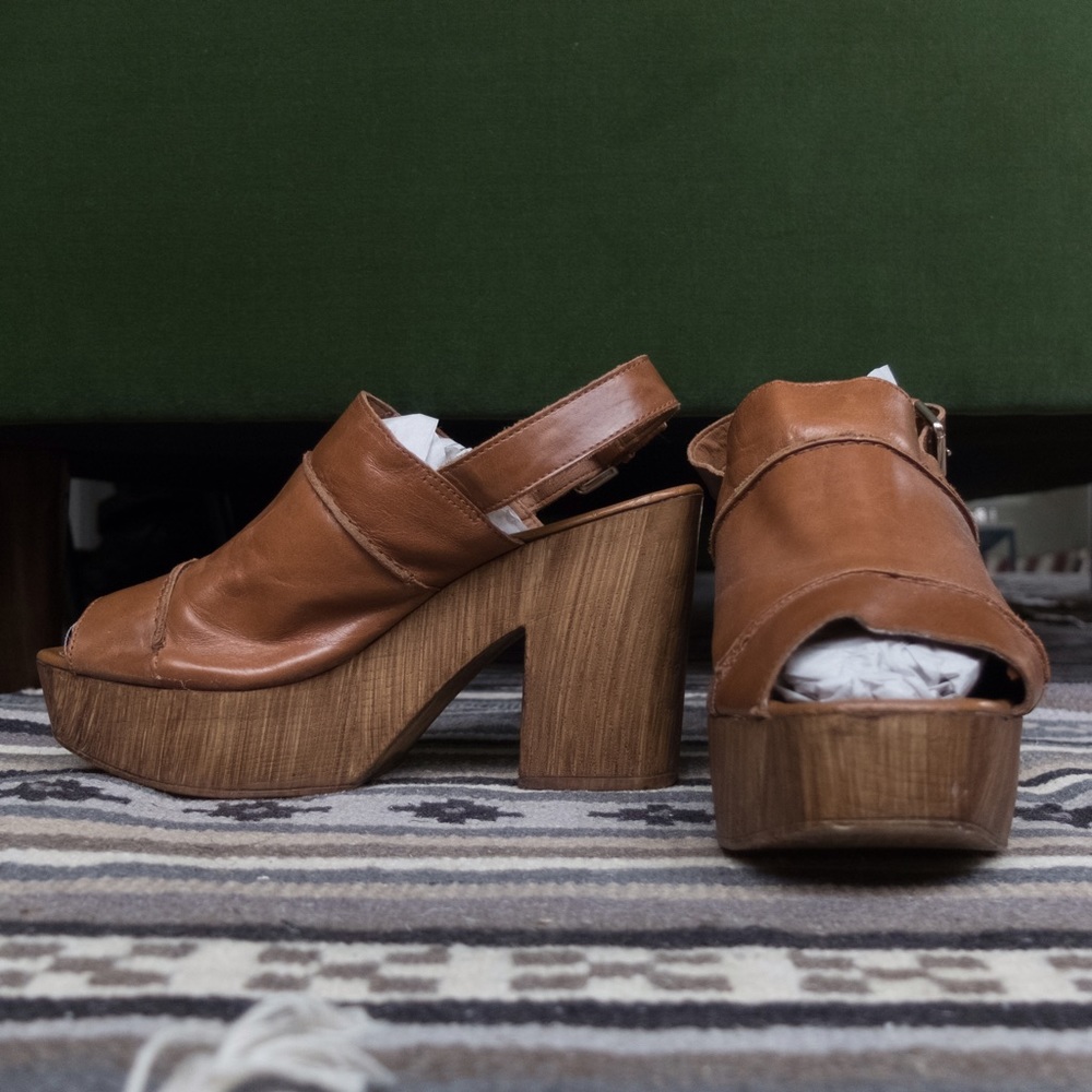 Topshop Platform Heeled Sandals