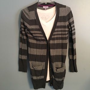Two-toned grey Cardigan with real pockets