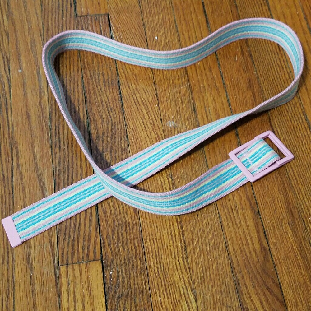 Vintage Pink Pastel Colored Belt