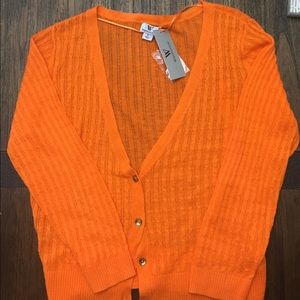 Worthington Orange Sweater.