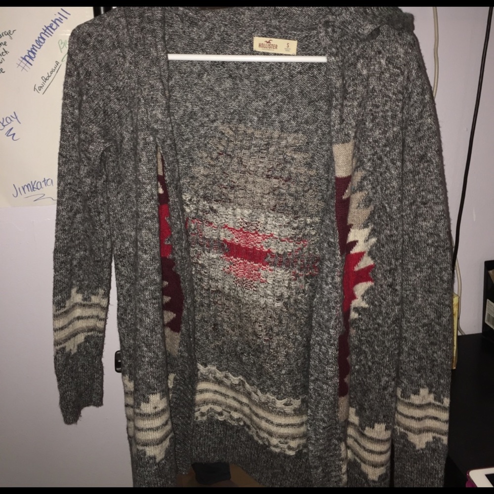 Hollister hooded cardigan