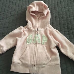 Baby gap bear ears zip up