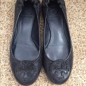 Tory Burch Reva Flats - navy blue - 7