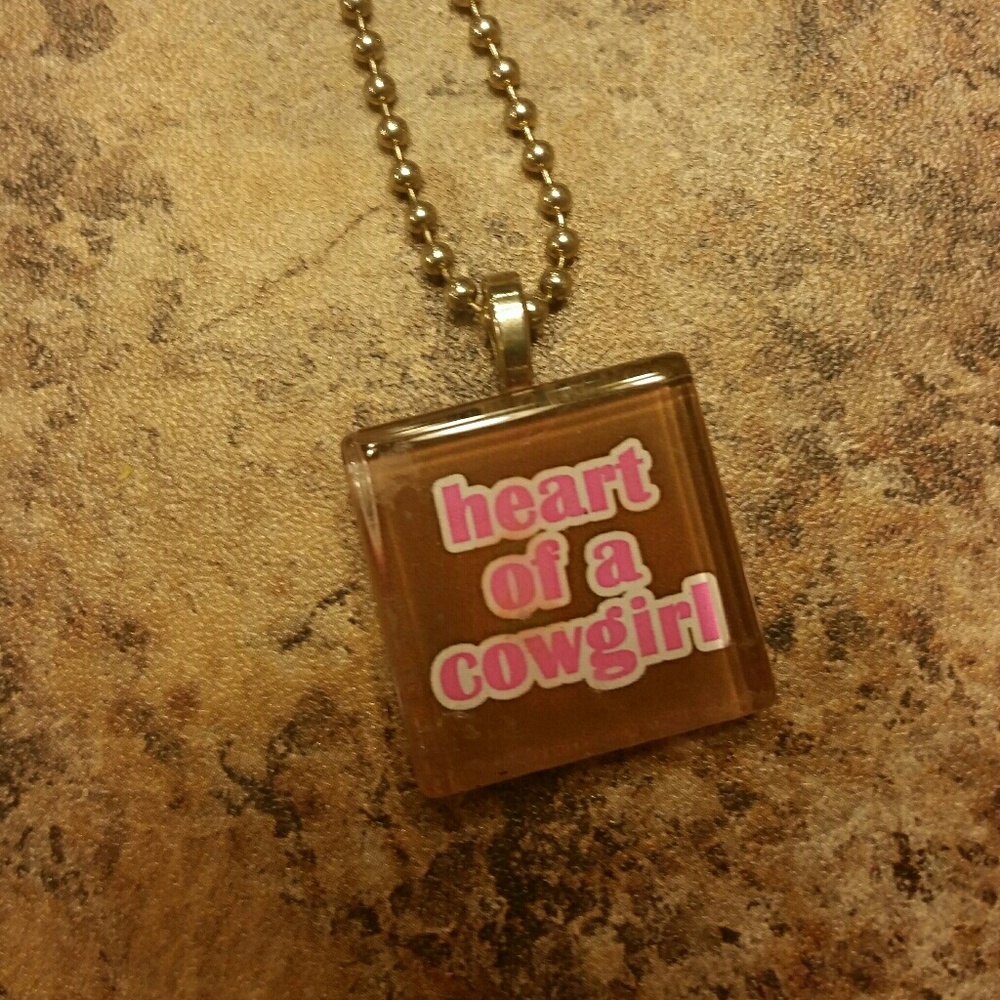 Heart of a Cowgirl Necklace New* handmade by me!