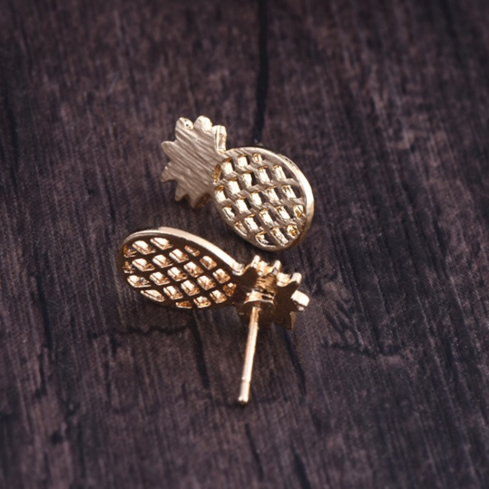 PINEAPPLE  ♡ Stud earrings - Picture 3 of 8